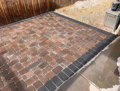 Paver Pad in Southern Utah