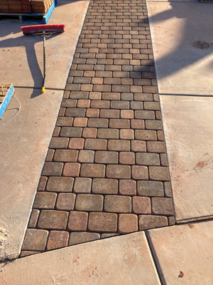 Paver Walkway in Southern Utah